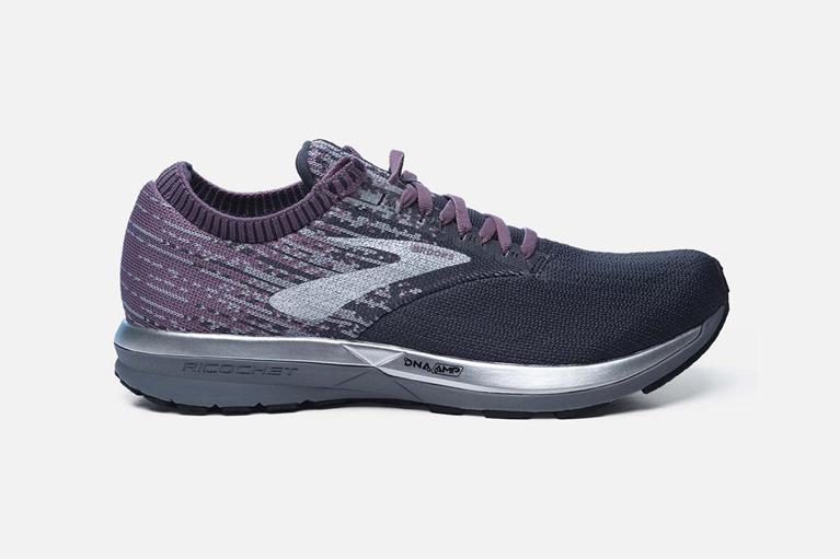 Brooks Ricochet - Womens Road Running Shoes - Grey (64918RGIM)